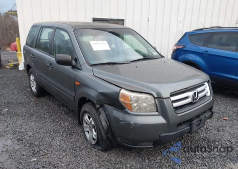 2007 Honda Pilot Lx из США, поврежденный, VIN 5FNYF18107B028462
